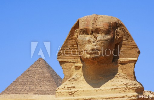 Picture of The Sphinx and Pyramids in Egypt